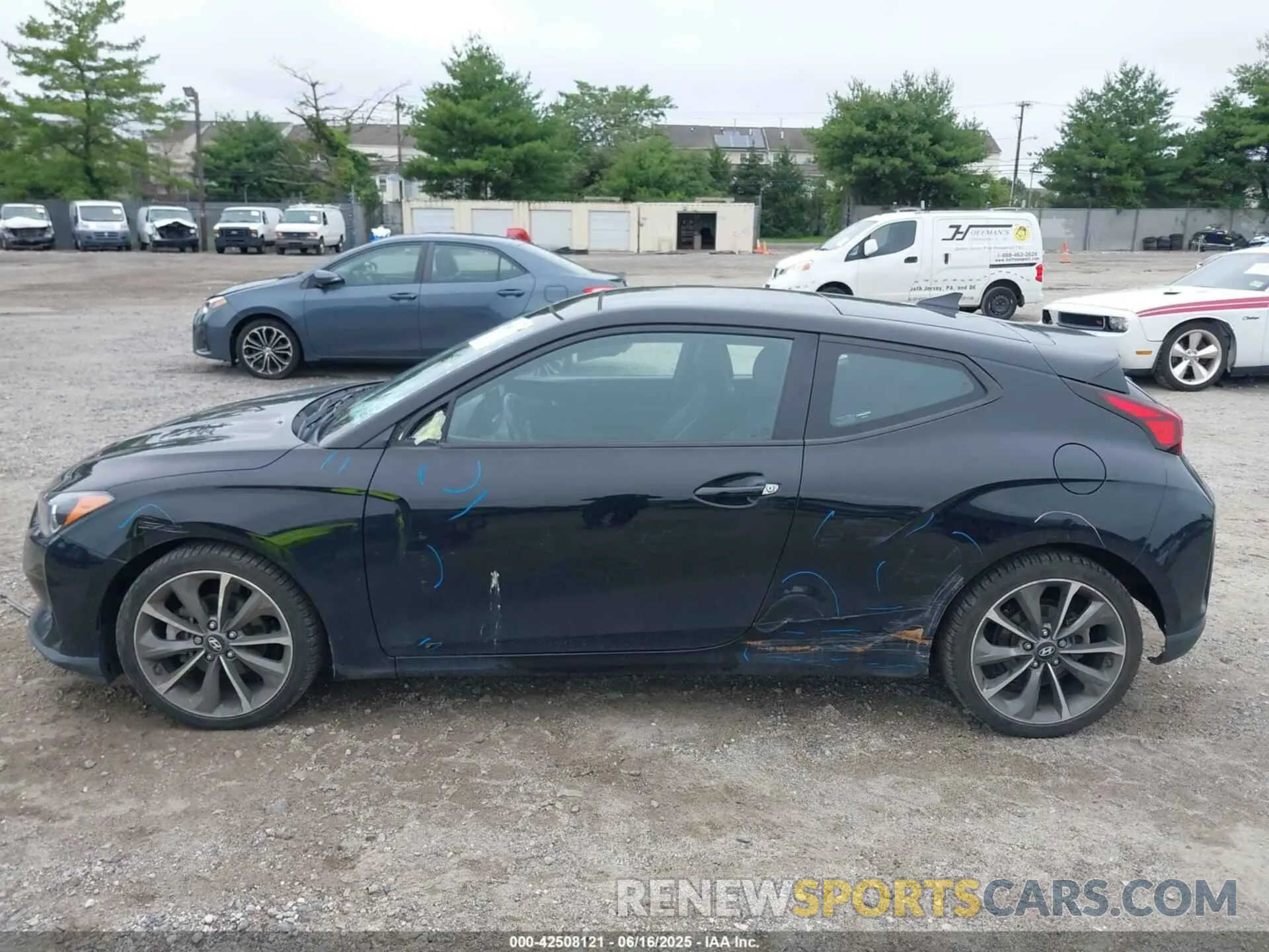 14 fotografías del automóvil dañado KMHTG6AF3LU023862 HYUNDAI VELOSTER 2020