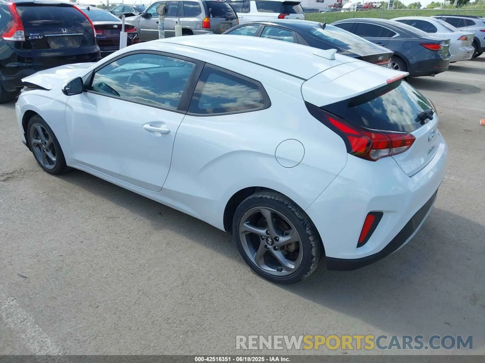 3 fotografías del automóvil dañado KMHTG6AF5LU020784 HYUNDAI VELOSTER 2020