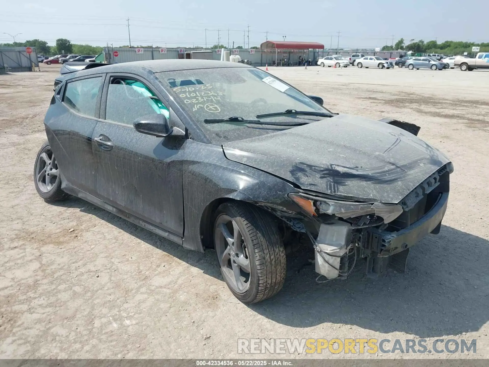 1 fotografías del automóvil dañado KMHTG6AF6LU023144 HYUNDAI VELOSTER 2020