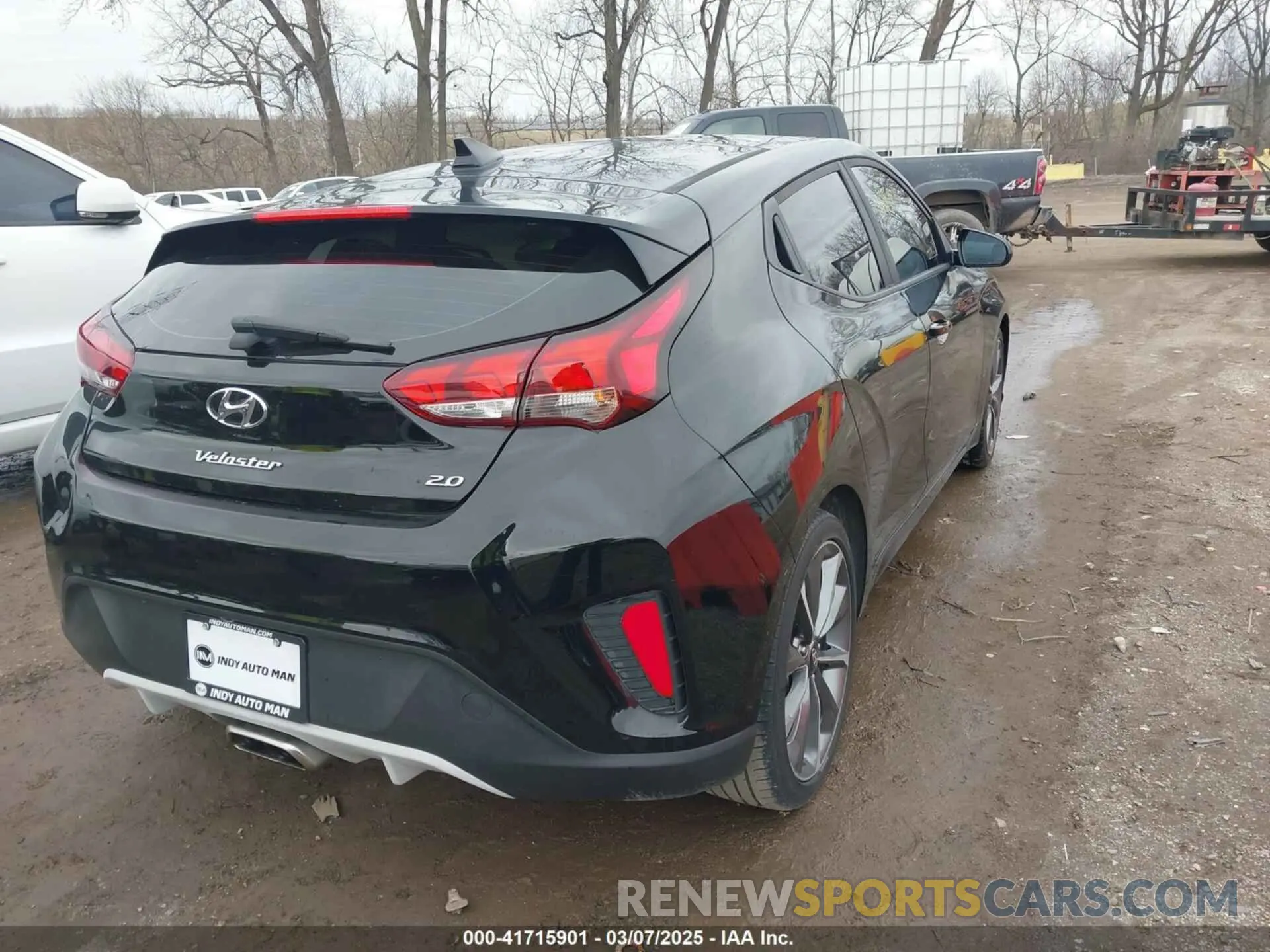 4 fotografías del automóvil dañado KMHTG6AF7LU022052 HYUNDAI VELOSTER 2020