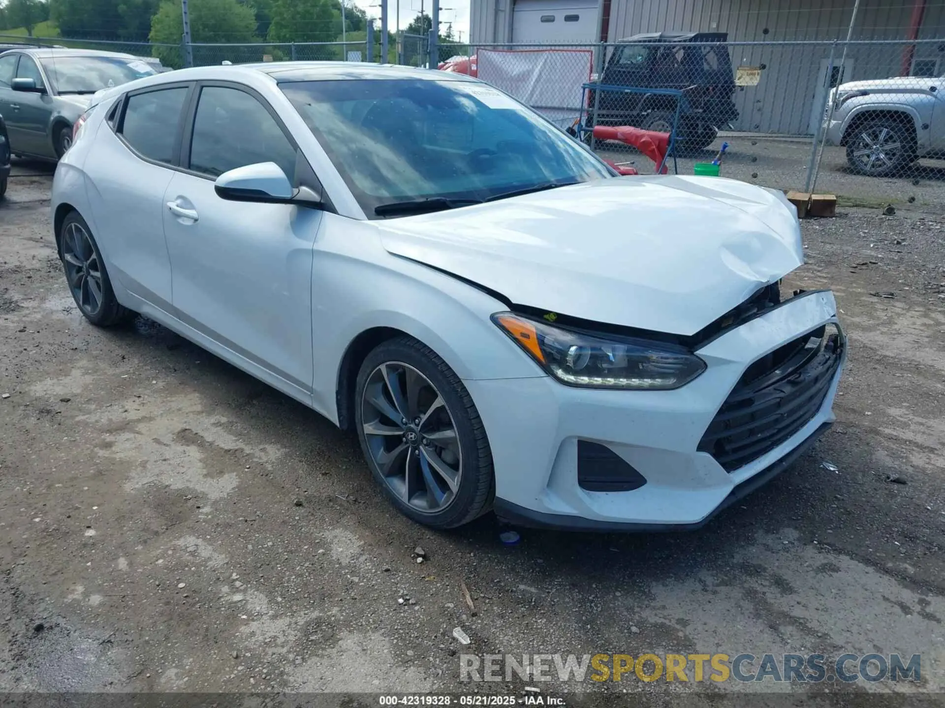 1 fotografías del automóvil dañado KMHTG6AF8LU028992 HYUNDAI VELOSTER 2020