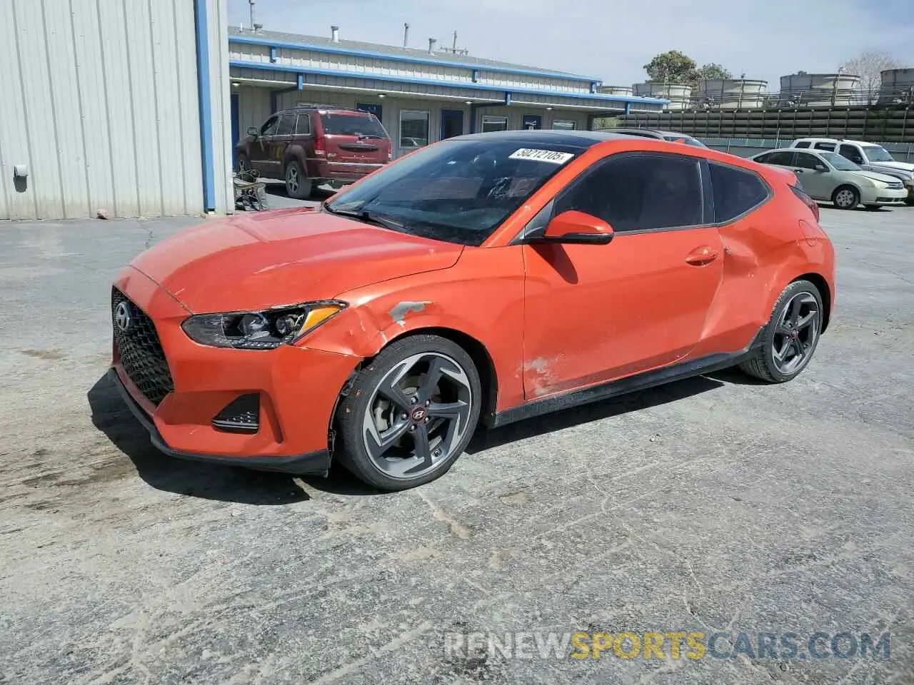 1 fotografías del automóvil dañado KMHTH6AB5LU021444 HYUNDAI VELOSTER 2020