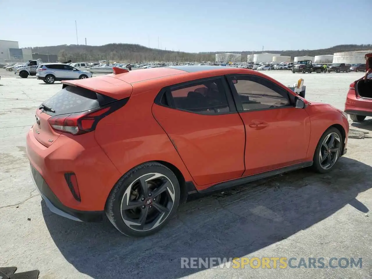 3 fotografías del automóvil dañado KMHTH6AB5LU021444 HYUNDAI VELOSTER 2020