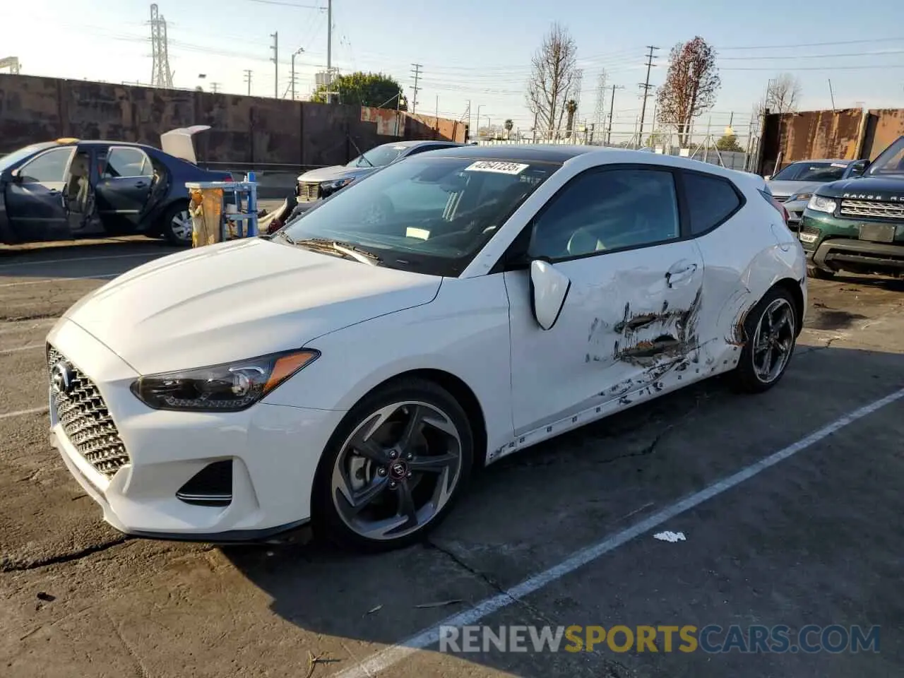 1 fotografías del automóvil dañado KMHTH6AB6LU032131 HYUNDAI VELOSTER 2020