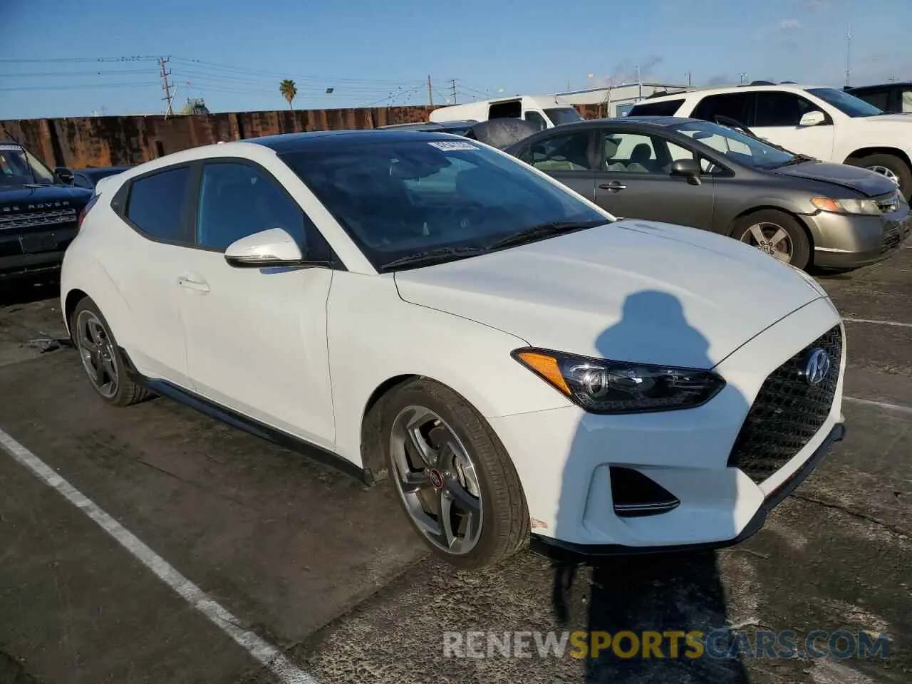 4 fotografías del automóvil dañado KMHTH6AB6LU032131 HYUNDAI VELOSTER 2020