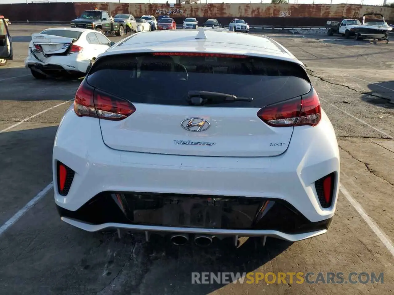 6 fotografías del automóvil dañado KMHTH6AB6LU032131 HYUNDAI VELOSTER 2020