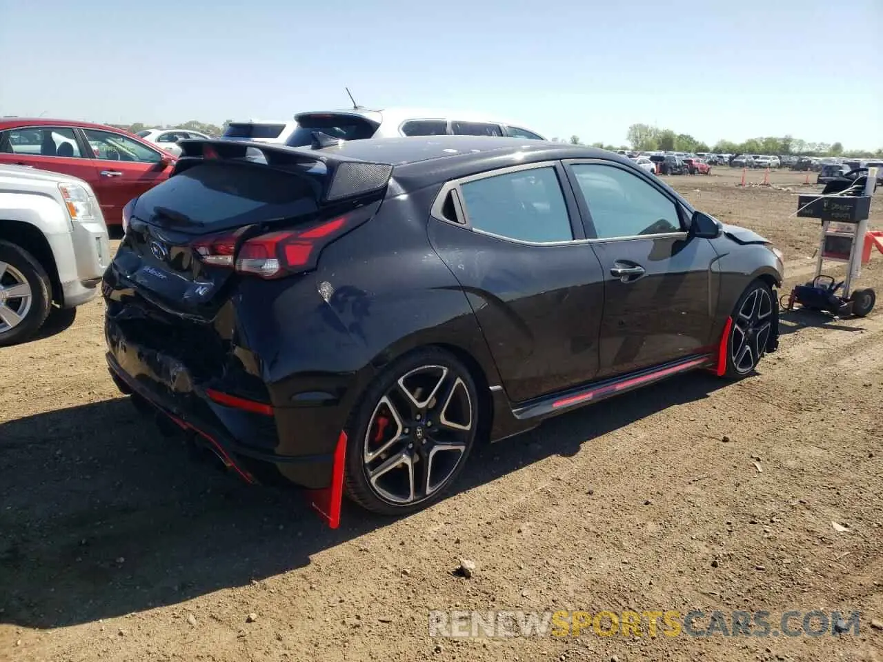 3 fotografías del automóvil dañado KMHT36AH0MU009934 HYUNDAI VELOSTER 2021