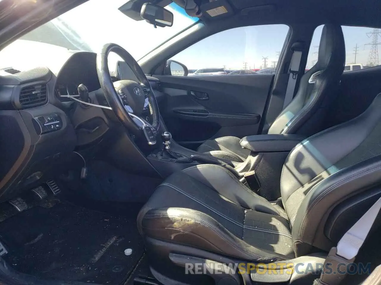 7 fotografías del automóvil dañado KMHT36AH0MU009934 HYUNDAI VELOSTER 2021