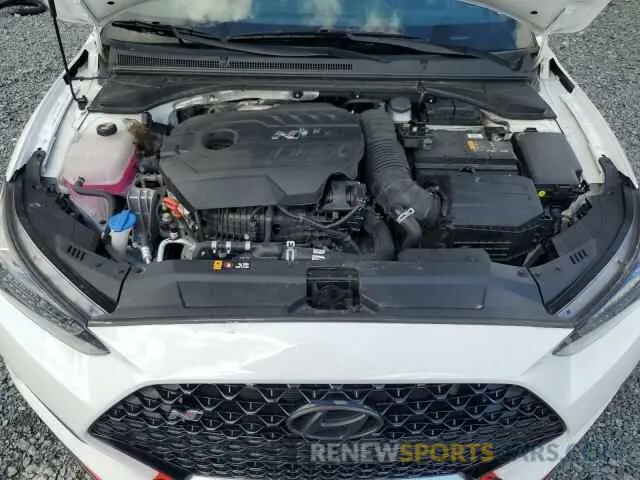 11 fotografías del automóvil dañado KMHT36AH1MU011689 HYUNDAI VELOSTER 2021