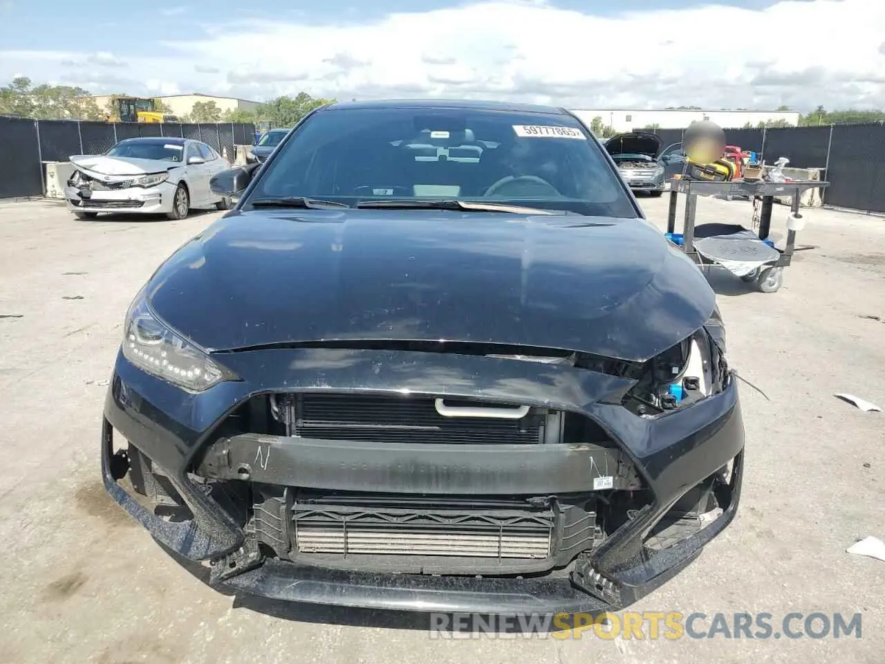 5 fotografías del automóvil dañado KMHT36AH5MU010089 HYUNDAI VELOSTER 2021