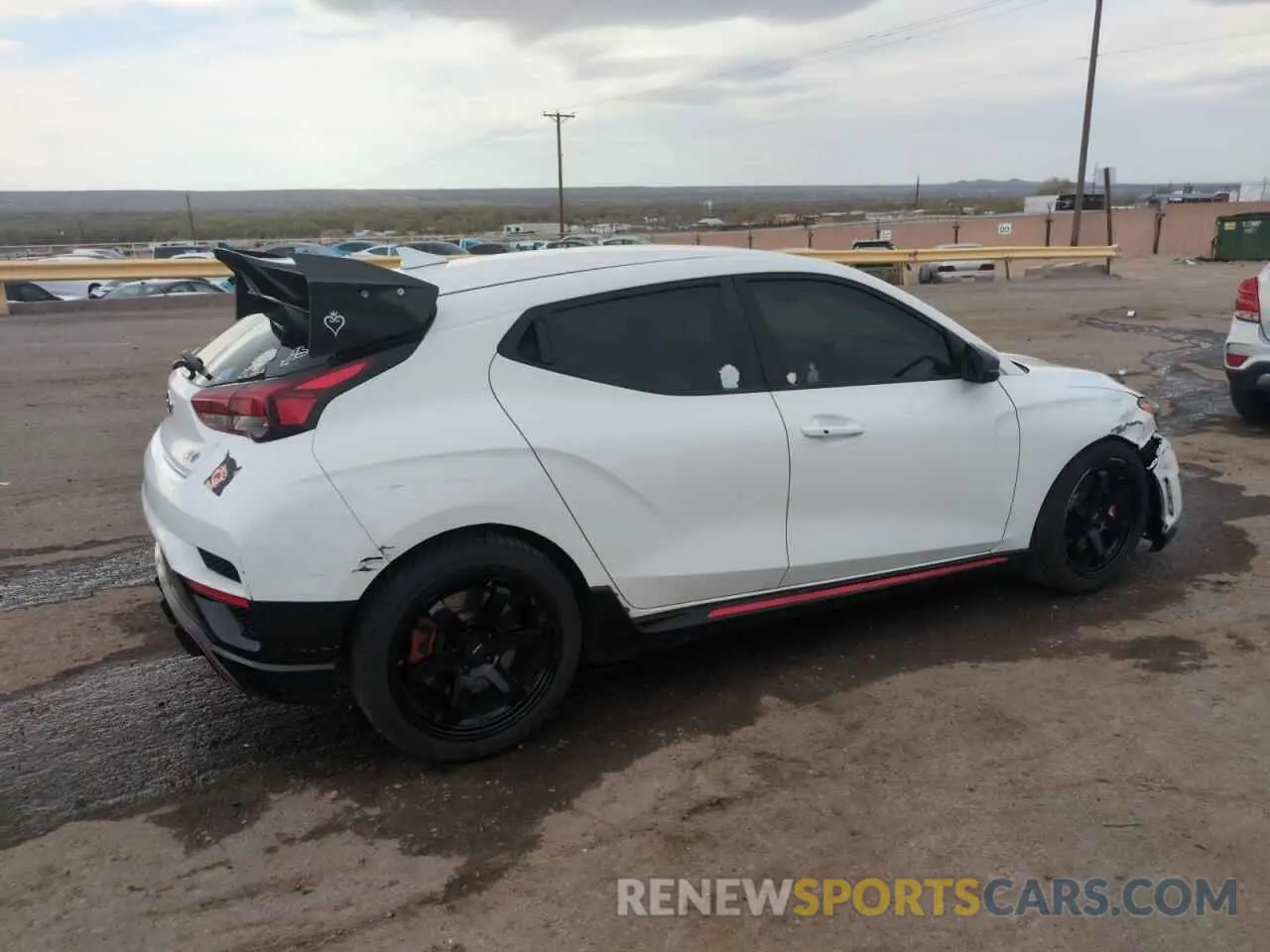 3 fotografías del automóvil dañado KMHT36AH9MU010242 HYUNDAI VELOSTER 2021