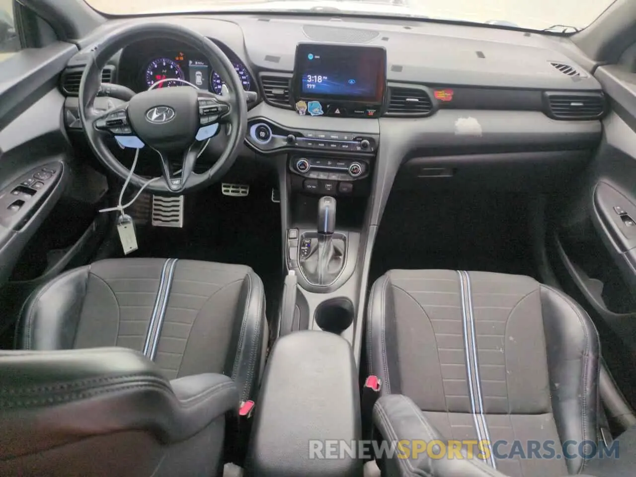 8 fotografías del automóvil dañado KMHT36AH9MU010242 HYUNDAI VELOSTER 2021
