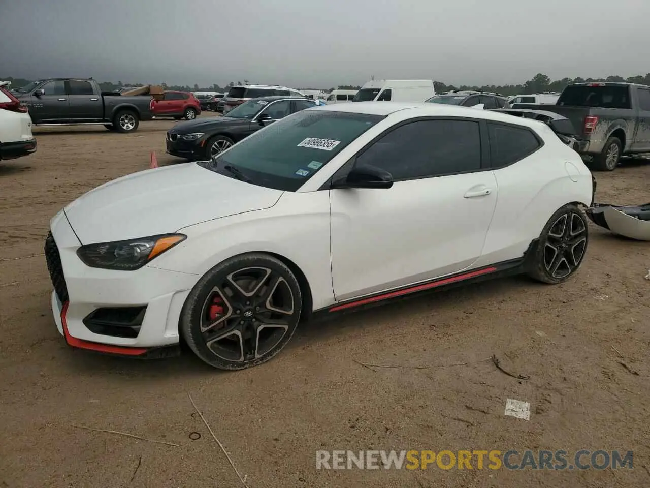 1 fotografías del automóvil dañado KMHT36AH9MU011200 HYUNDAI VELOSTER 2021
