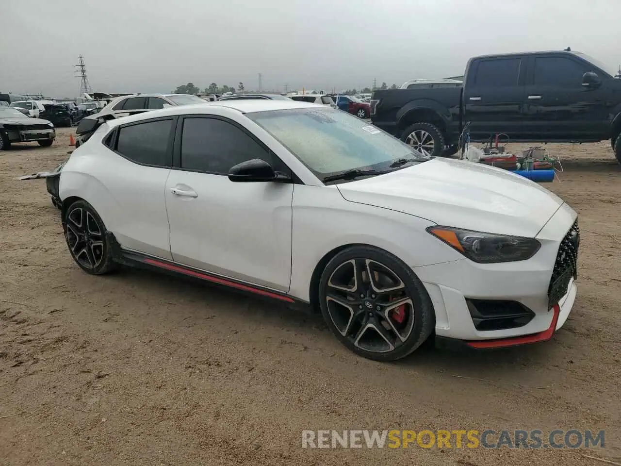 4 fotografías del automóvil dañado KMHT36AH9MU011200 HYUNDAI VELOSTER 2021