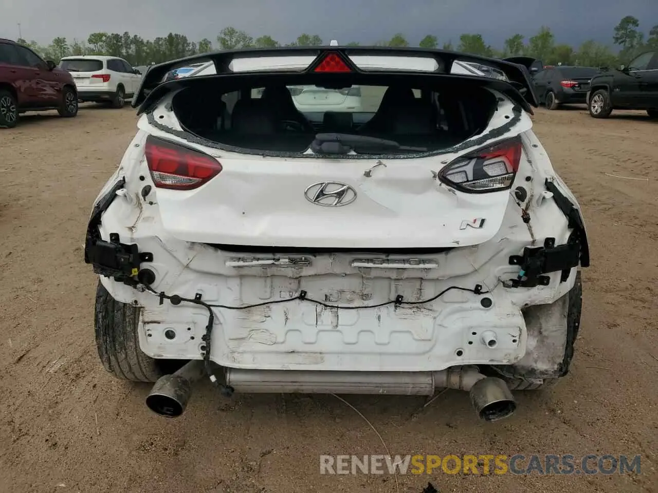 6 fotografías del automóvil dañado KMHT36AH9MU011200 HYUNDAI VELOSTER 2021