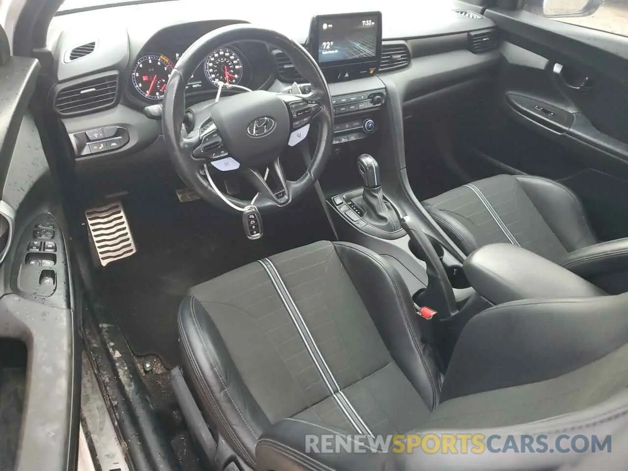 8 fotografías del automóvil dañado KMHT36AH9MU011200 HYUNDAI VELOSTER 2021