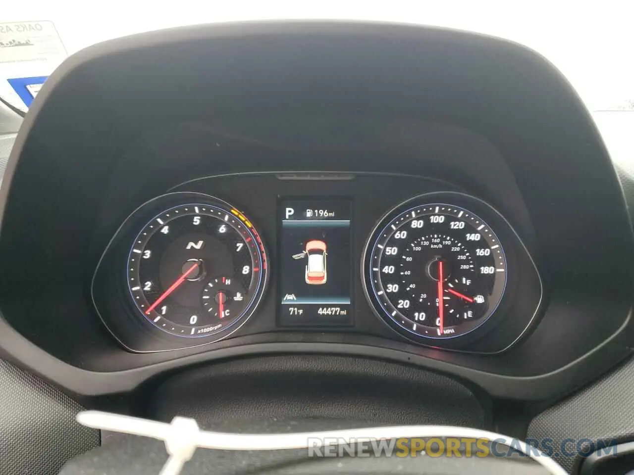 9 fotografías del automóvil dañado KMHT36AH9MU011200 HYUNDAI VELOSTER 2021