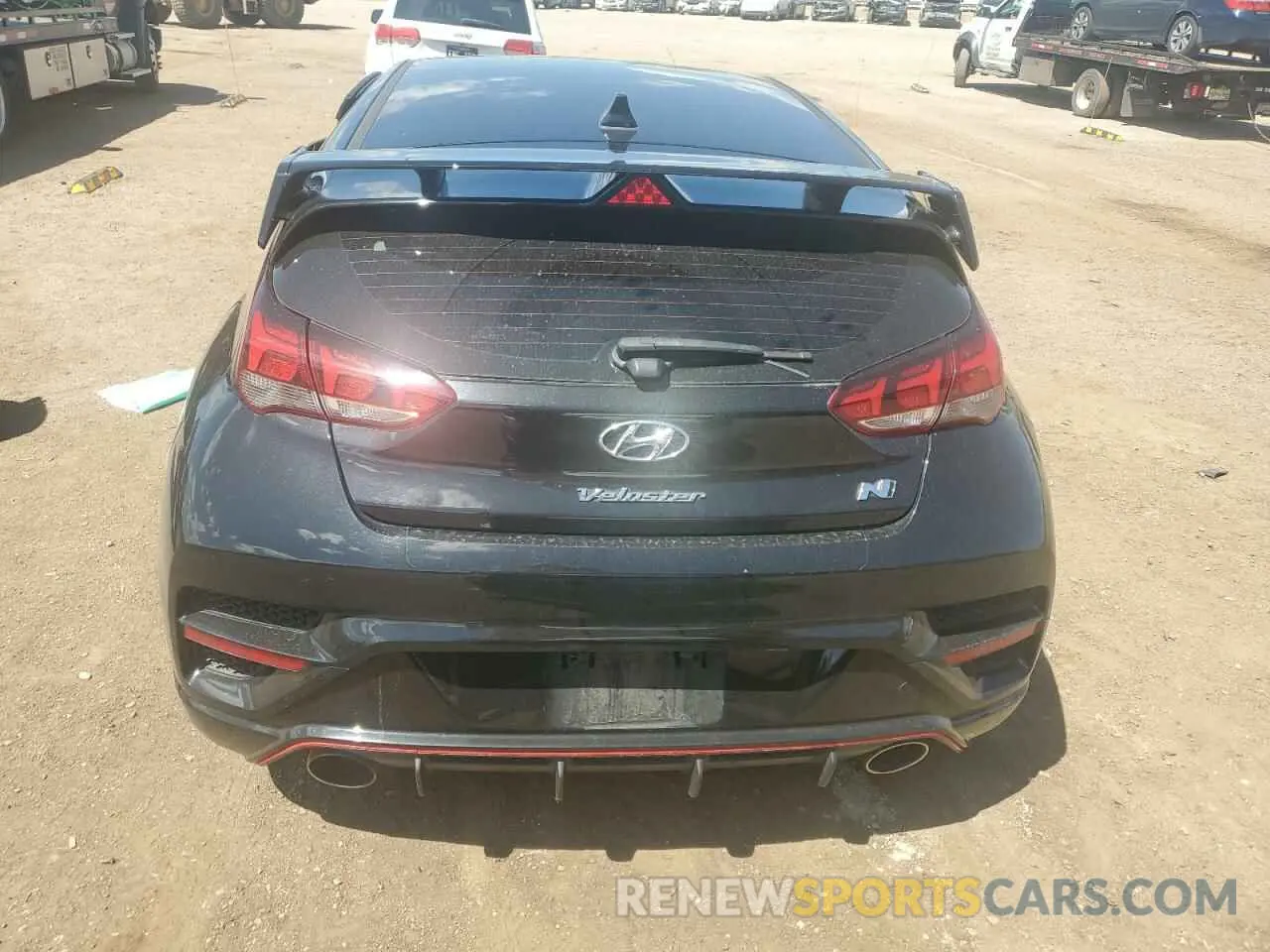 6 fotografías del automóvil dañado KMHT36AH1NU012911 HYUNDAI VELOSTER 2022