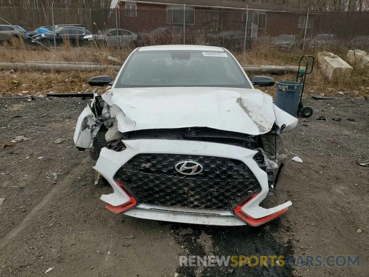 5 fotografías del automóvil dañado KMHT36AH3NU014577 HYUNDAI VELOSTER 2022