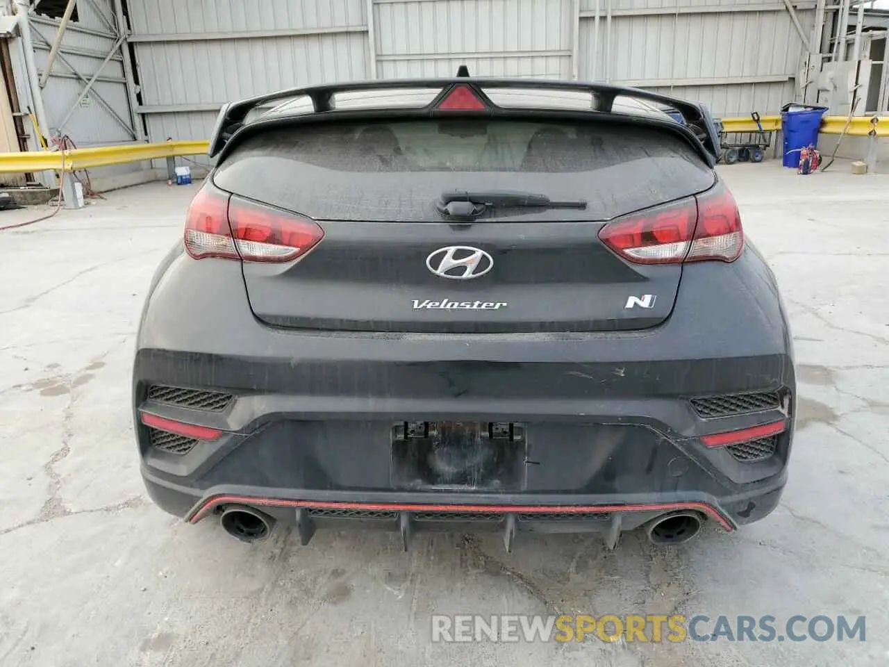 6 fotografías del automóvil dañado KMHT36AH7NU013979 HYUNDAI VELOSTER 2022