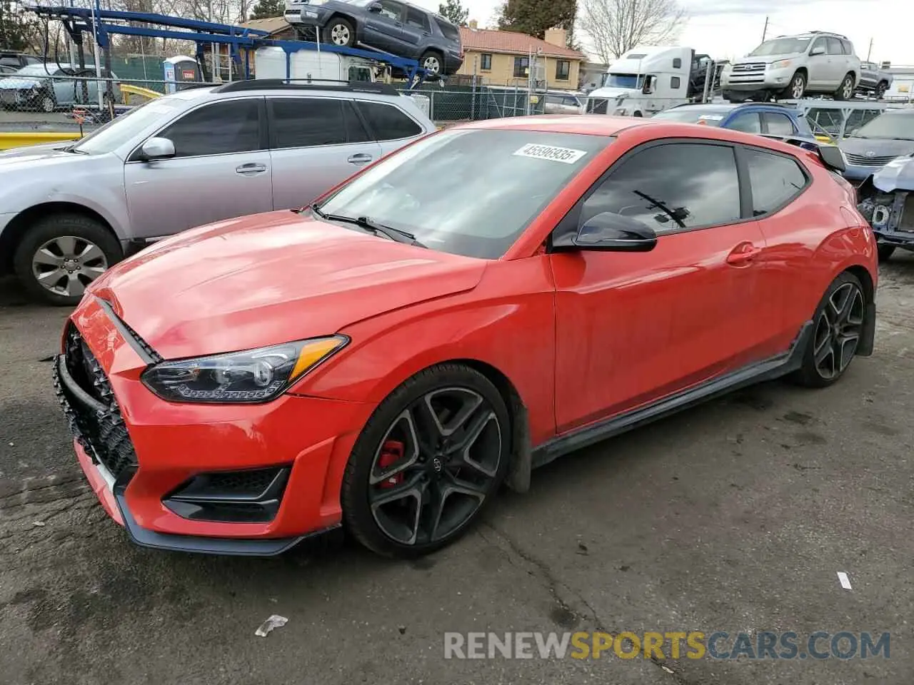 1 fotografías del automóvil dañado KMHT36AH9NU013708 HYUNDAI VELOSTER 2022