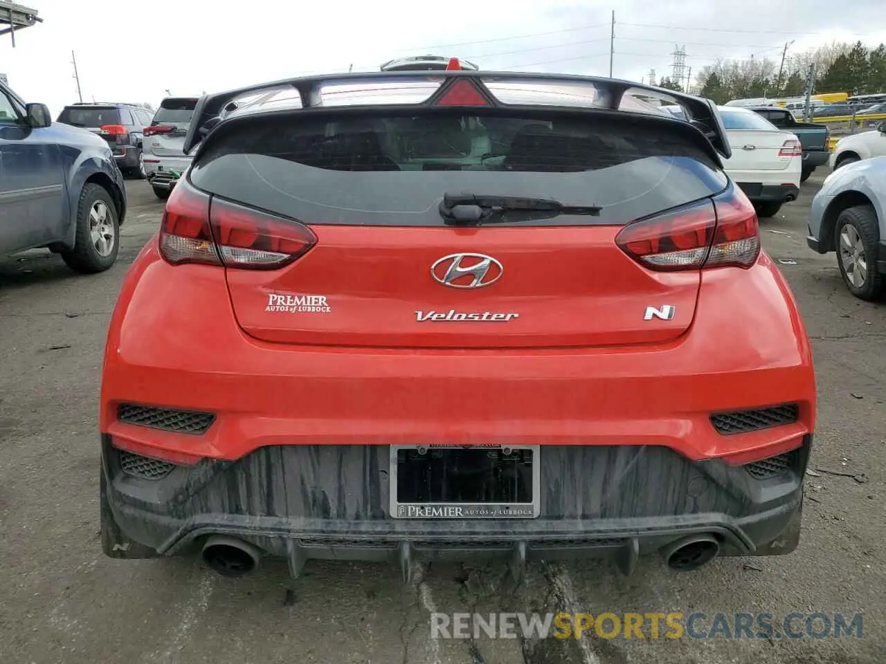 6 fotografías del automóvil dañado KMHT36AH9NU013708 HYUNDAI VELOSTER 2022
