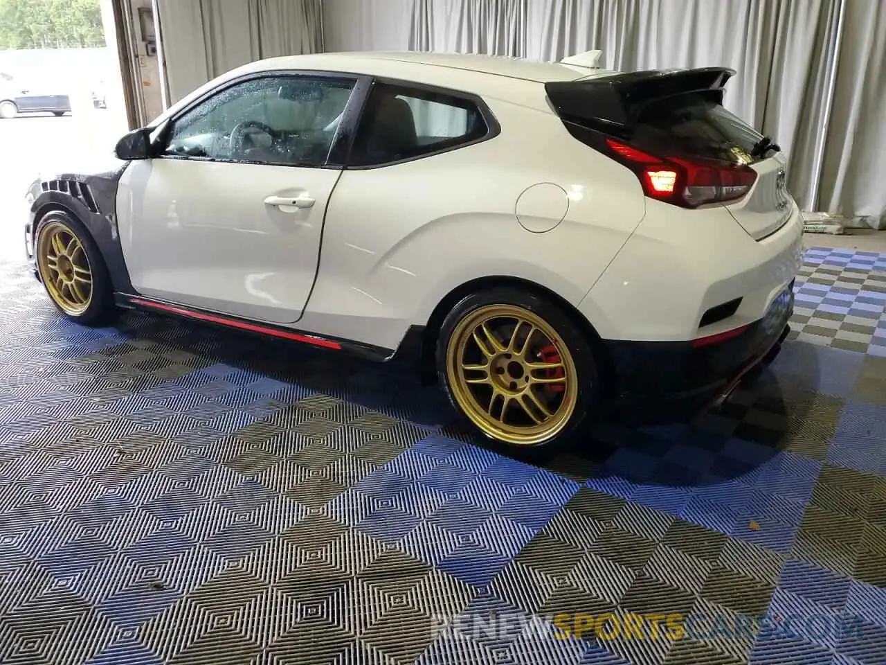 2 fotografías del automóvil dañado KMHT36AHXNU015130 HYUNDAI VELOSTER 2022
