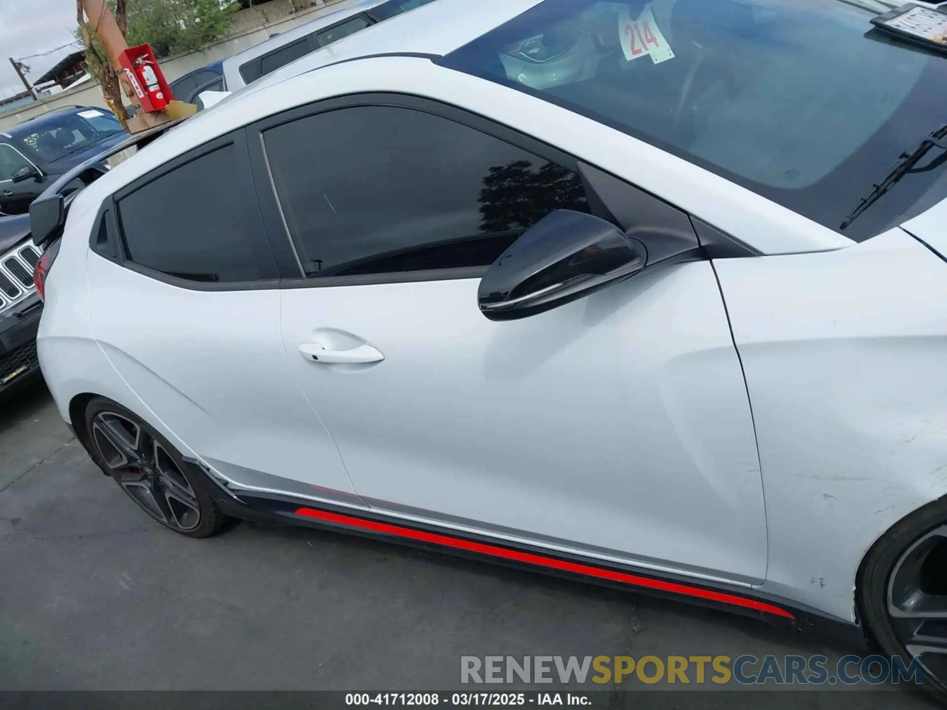 13 fotografías del automóvil dañado KMHT36AH0LU007440 HYUNDAI VELOSTER N 2020