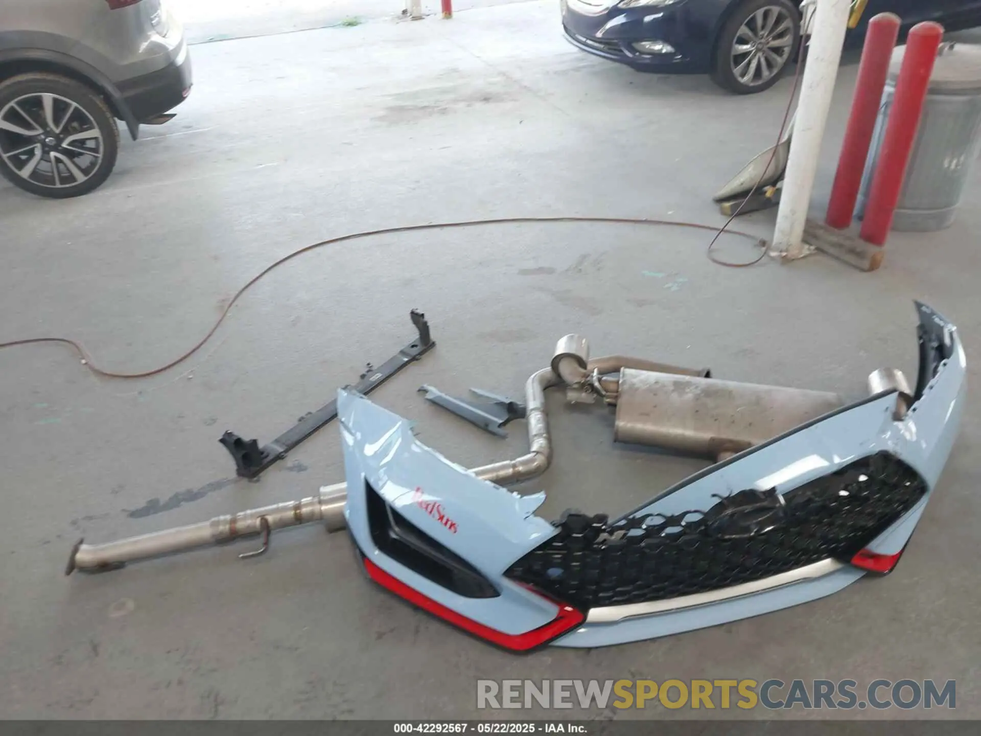 12 fotografías del automóvil dañado KMHT36AH1LU004224 HYUNDAI VELOSTER N 2020