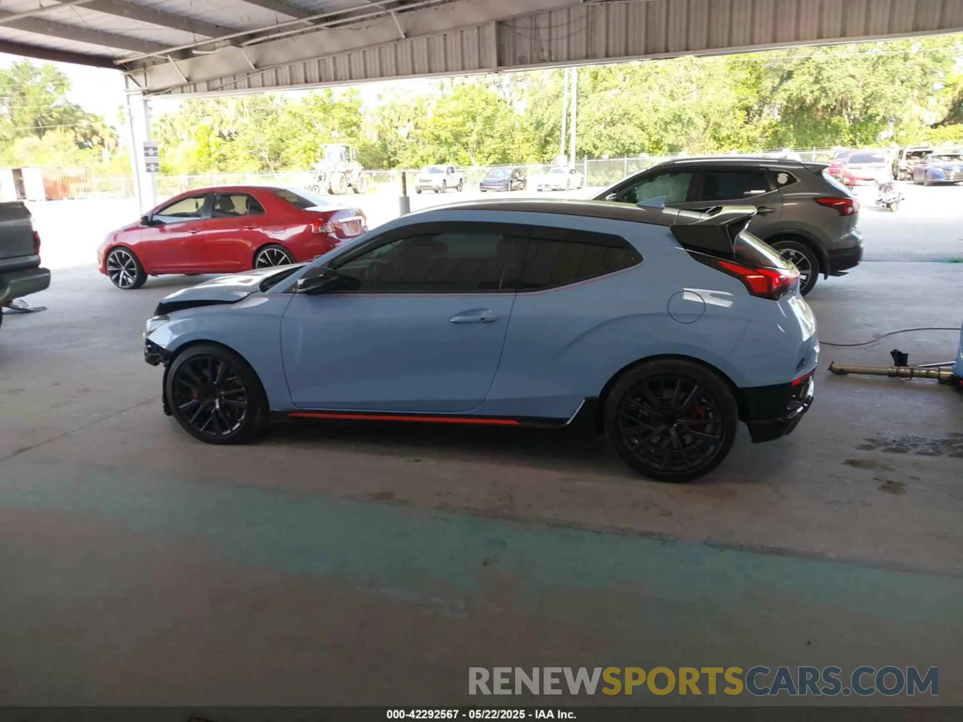 15 fotografías del automóvil dañado KMHT36AH1LU004224 HYUNDAI VELOSTER N 2020
