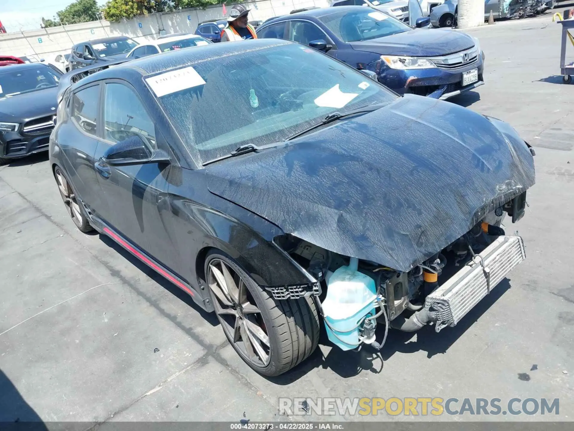 1 fotografías del automóvil dañado KMHT36AH1LU005437 HYUNDAI VELOSTER N 2020