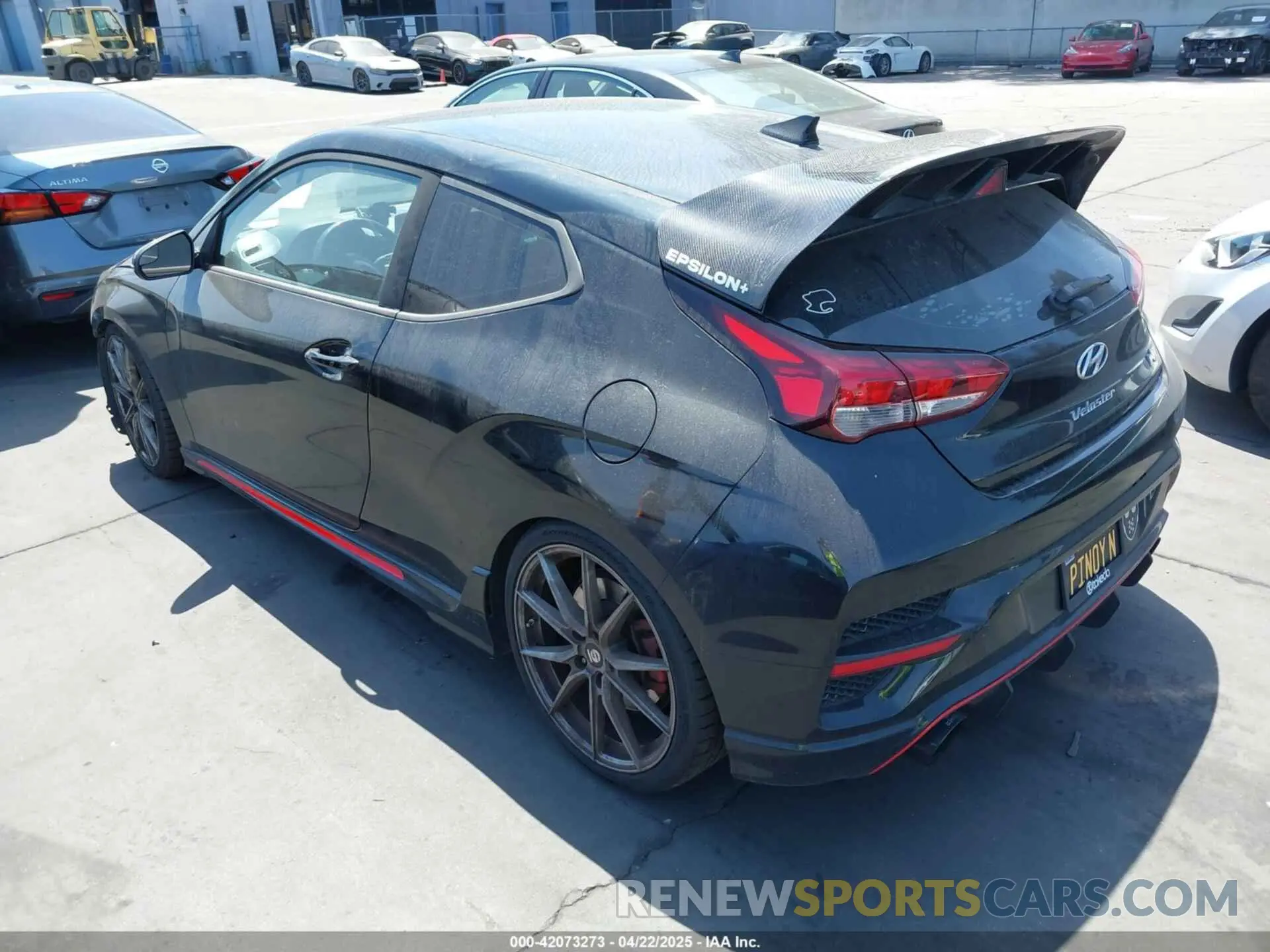 3 fotografías del automóvil dañado KMHT36AH1LU005437 HYUNDAI VELOSTER N 2020