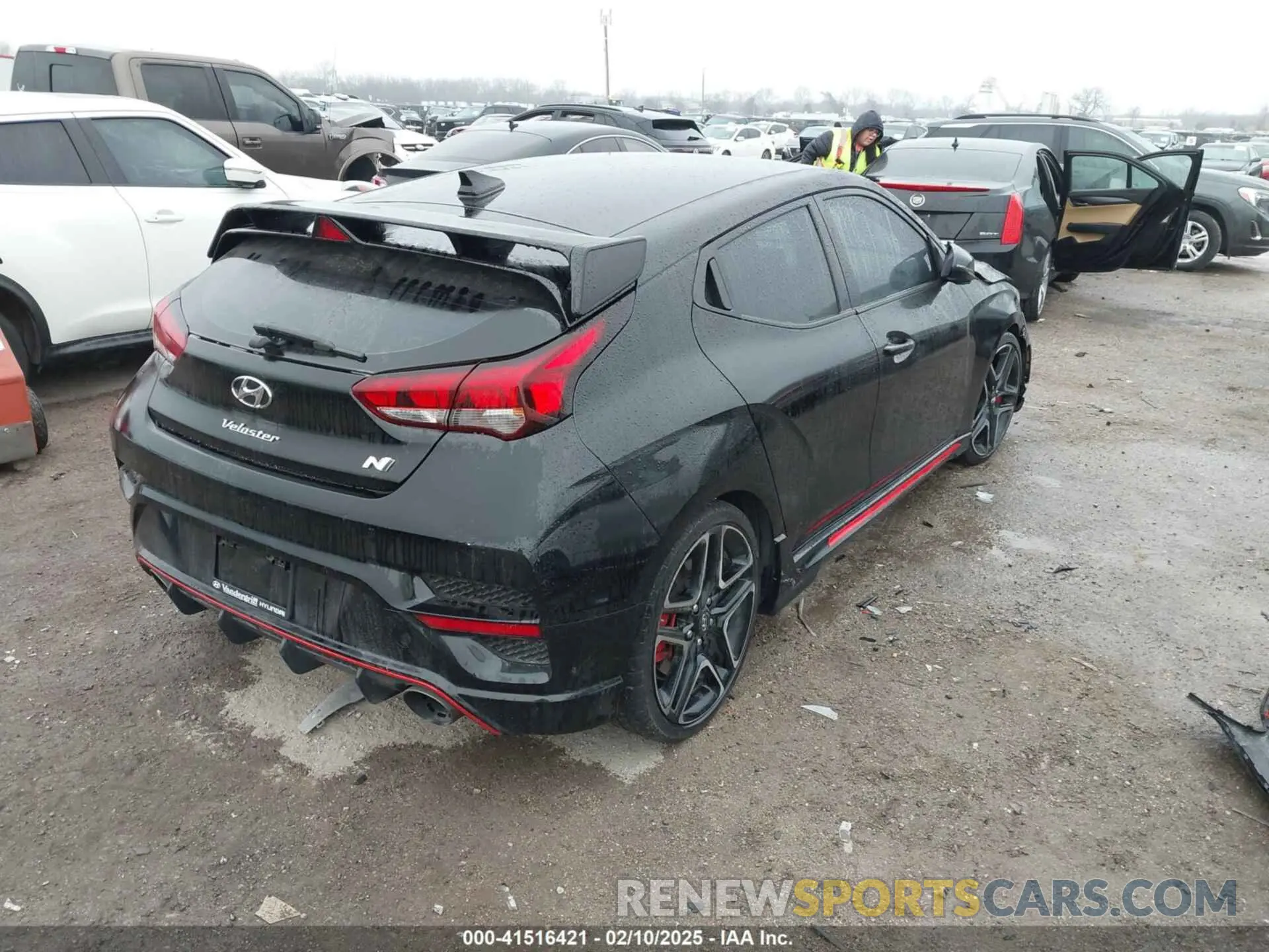 4 fotografías del automóvil dañado KMHT36AH5LU007983 HYUNDAI VELOSTER N 2020
