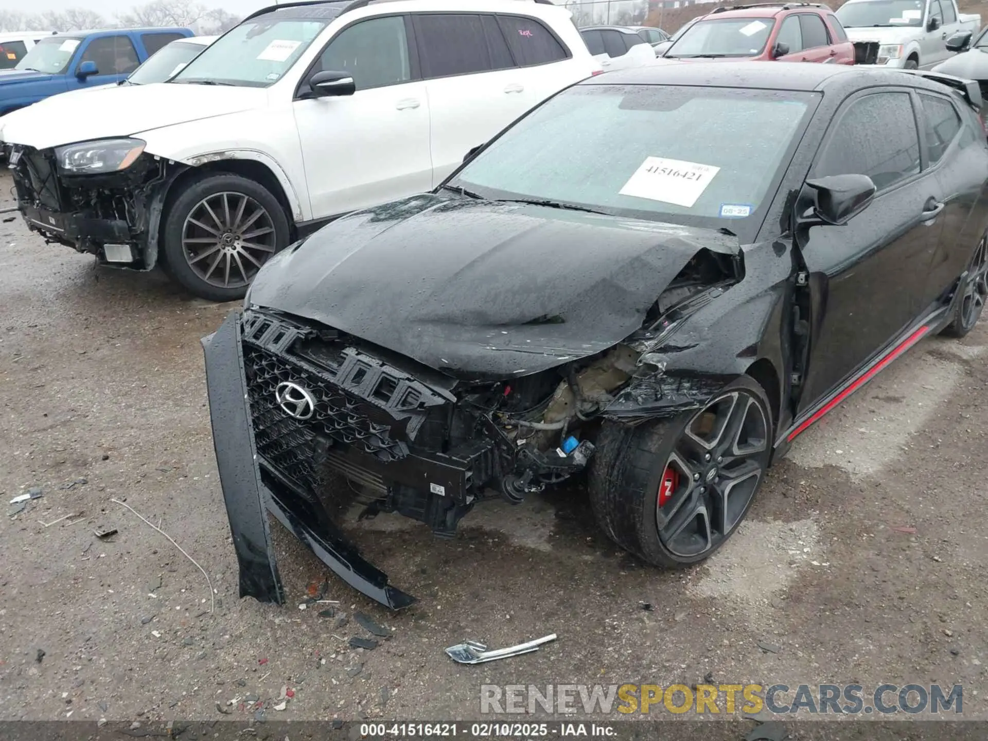 6 fotografías del automóvil dañado KMHT36AH5LU007983 HYUNDAI VELOSTER N 2020