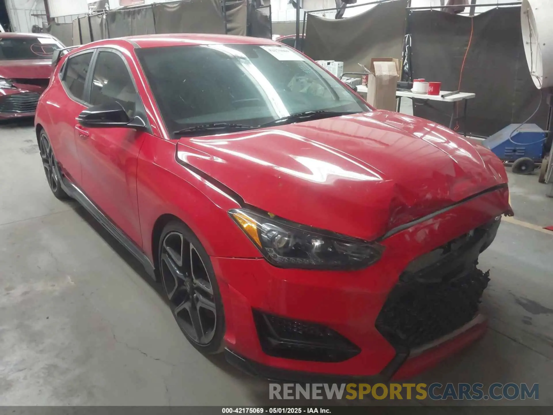 1 fotografías del automóvil dañado KMHT36AH6LU004297 HYUNDAI VELOSTER N 2020