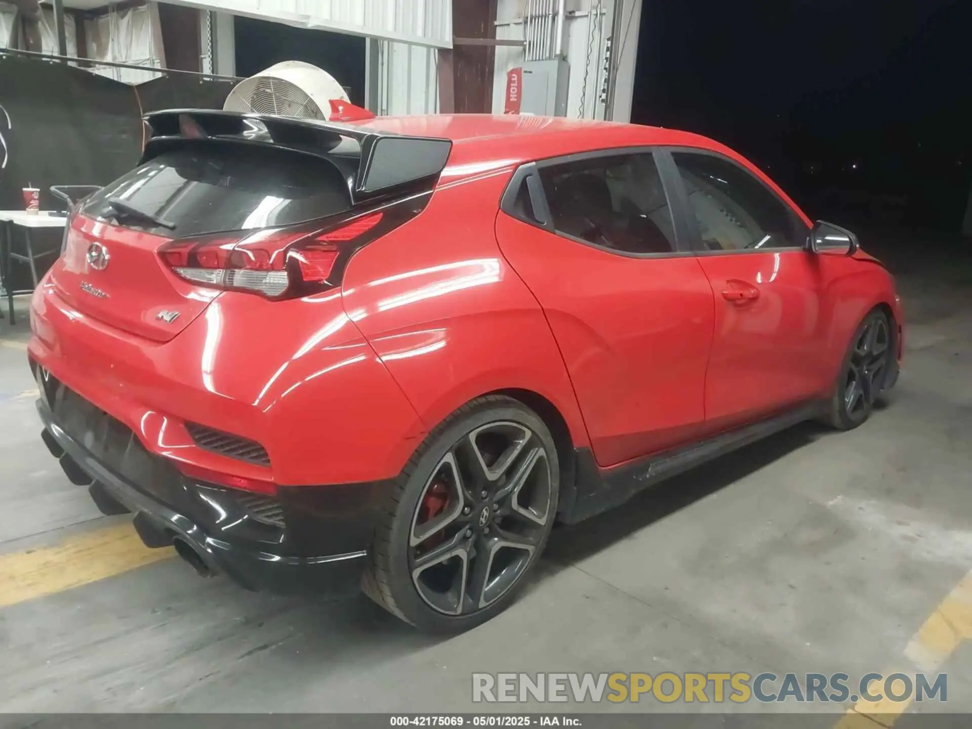 4 fotografías del automóvil dañado KMHT36AH6LU004297 HYUNDAI VELOSTER N 2020