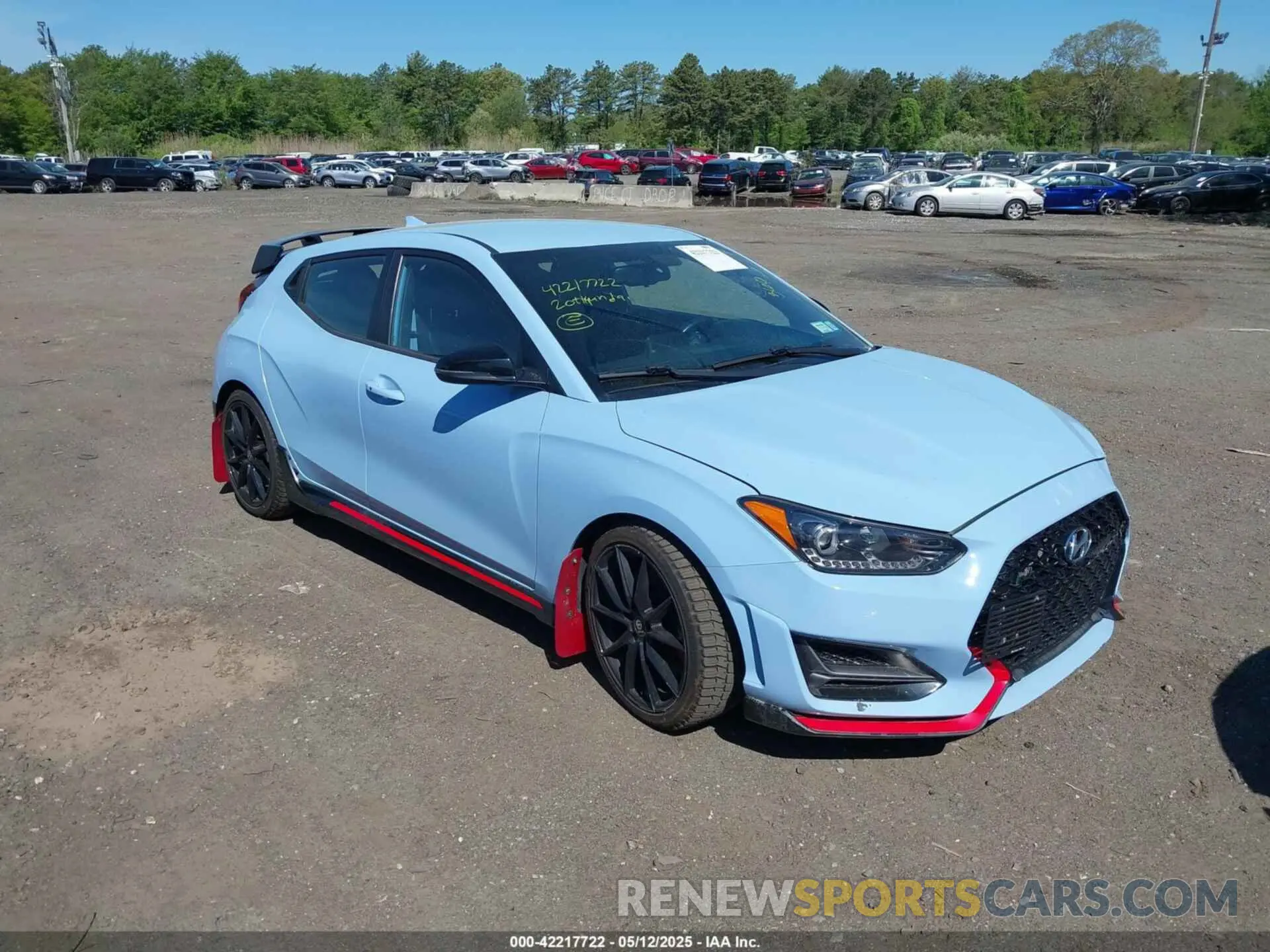 1 fotografías del automóvil dañado KMHT36AH8LU003913 HYUNDAI VELOSTER N 2020