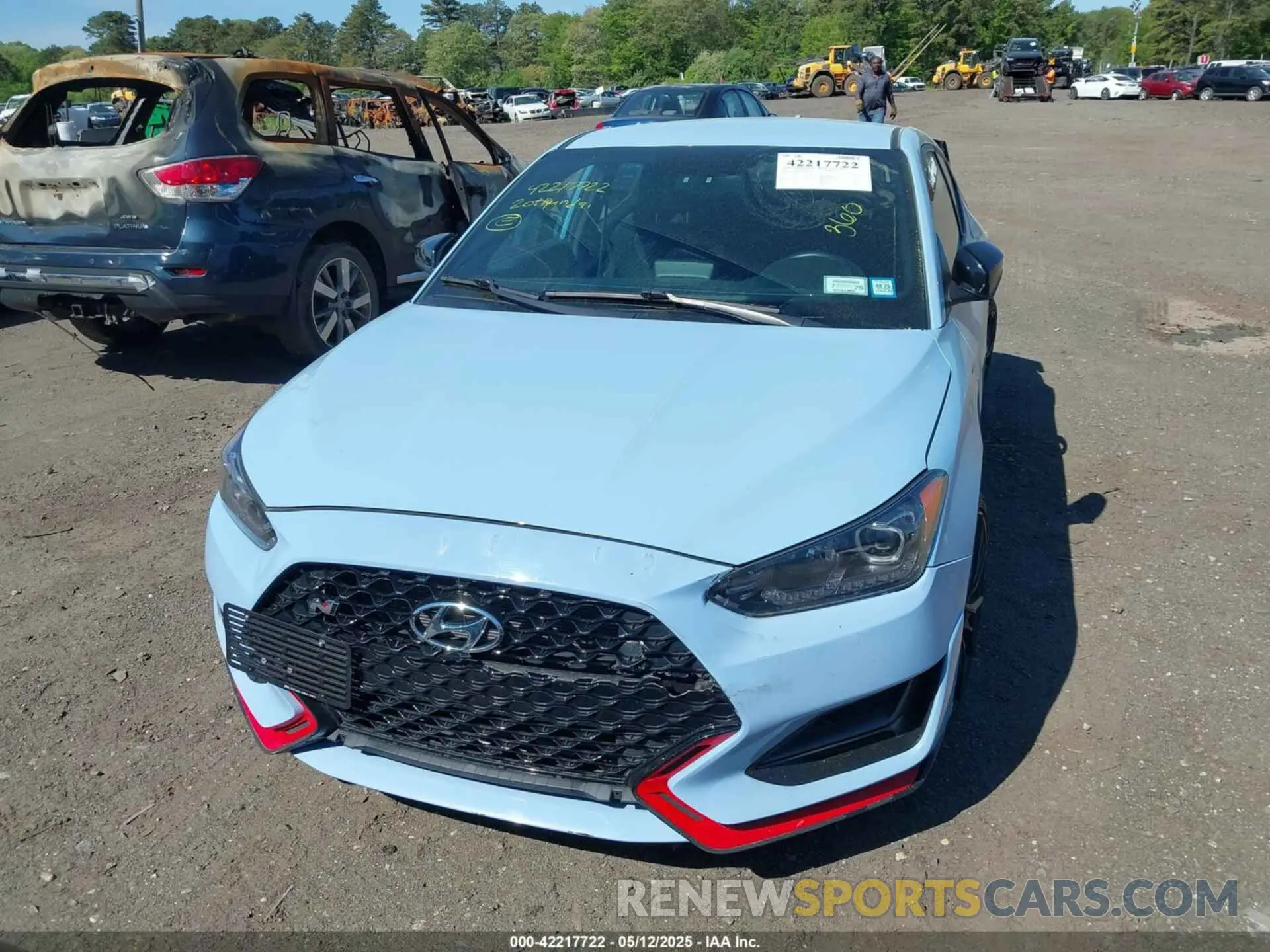 12 fotografías del automóvil dañado KMHT36AH8LU003913 HYUNDAI VELOSTER N 2020
