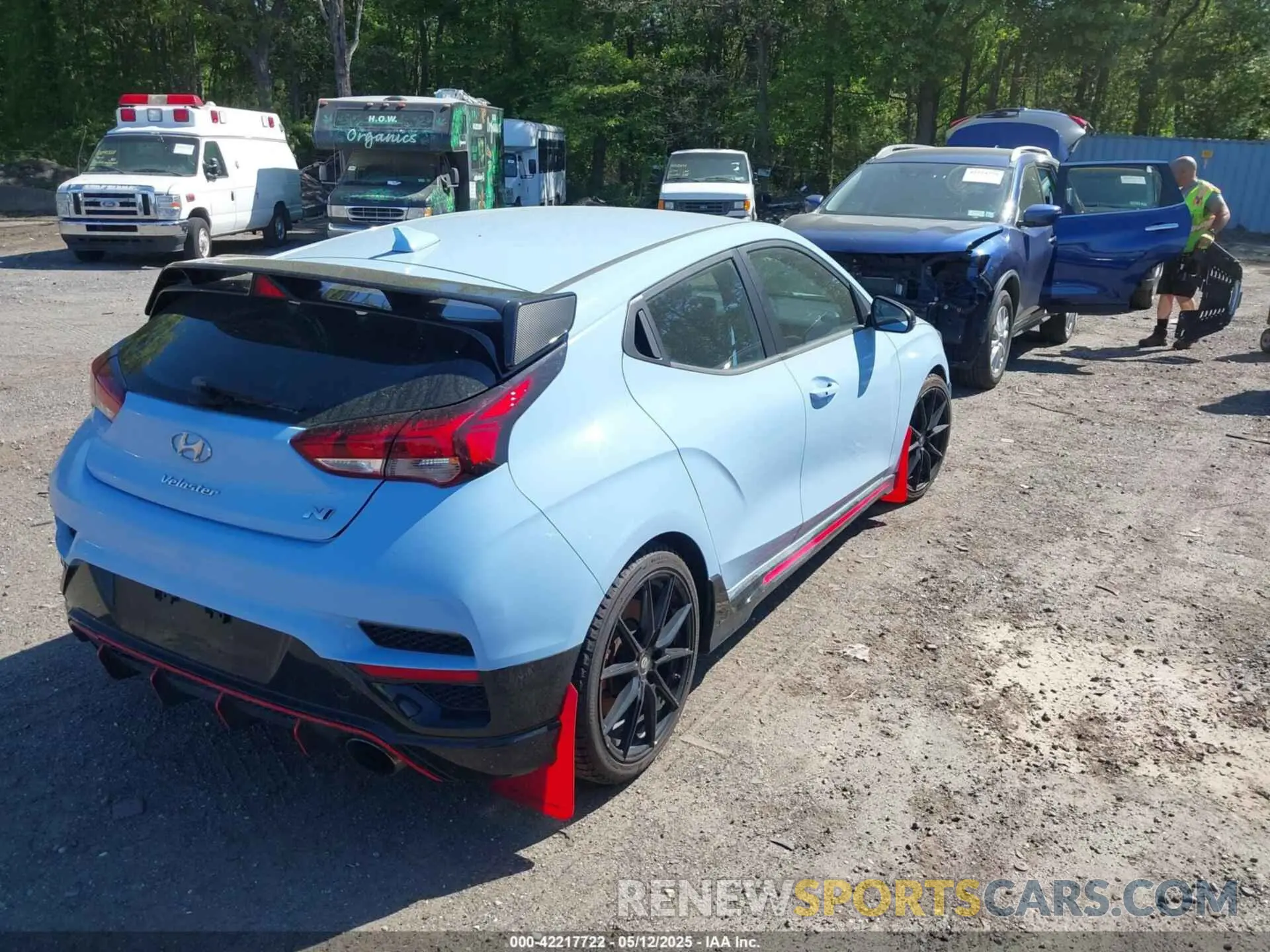 4 fotografías del automóvil dañado KMHT36AH8LU003913 HYUNDAI VELOSTER N 2020
