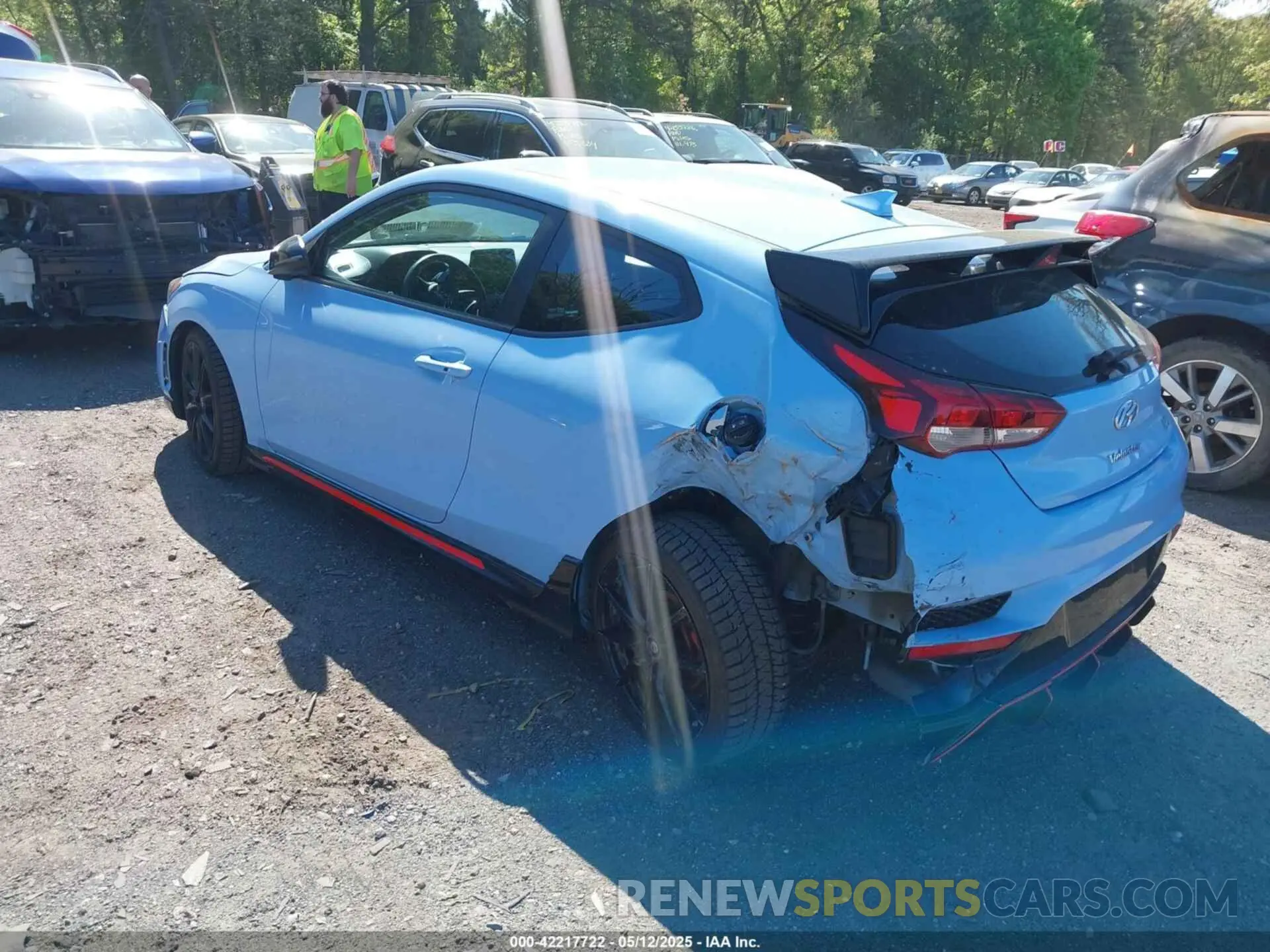 6 fotografías del automóvil dañado KMHT36AH8LU003913 HYUNDAI VELOSTER N 2020