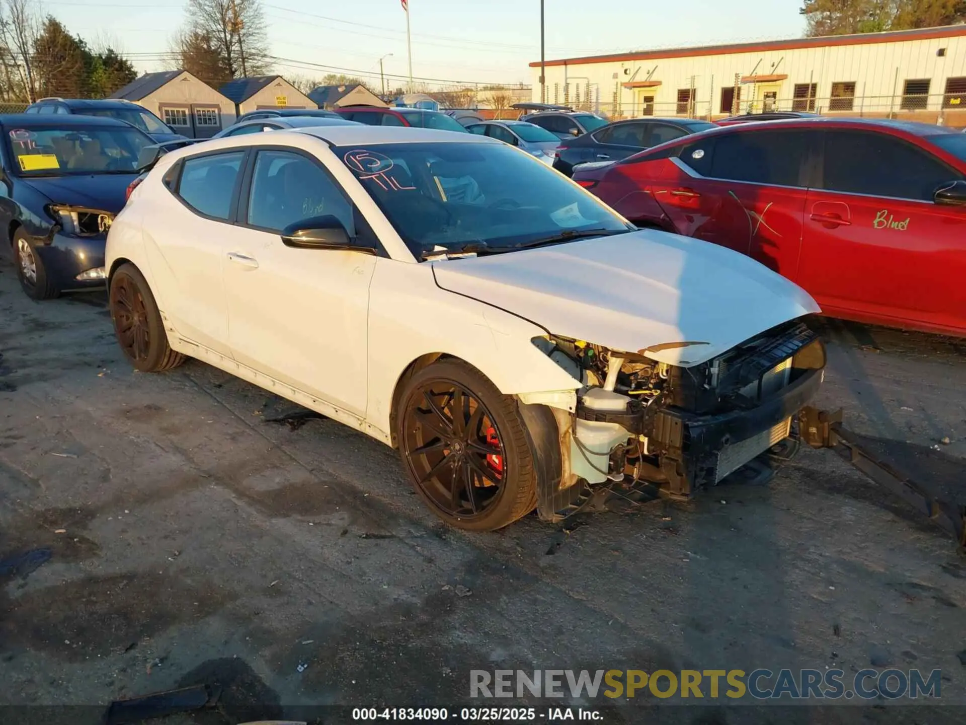 1 fotografías del automóvil dañado KMHT36AH9LU003354 HYUNDAI VELOSTER N 2020