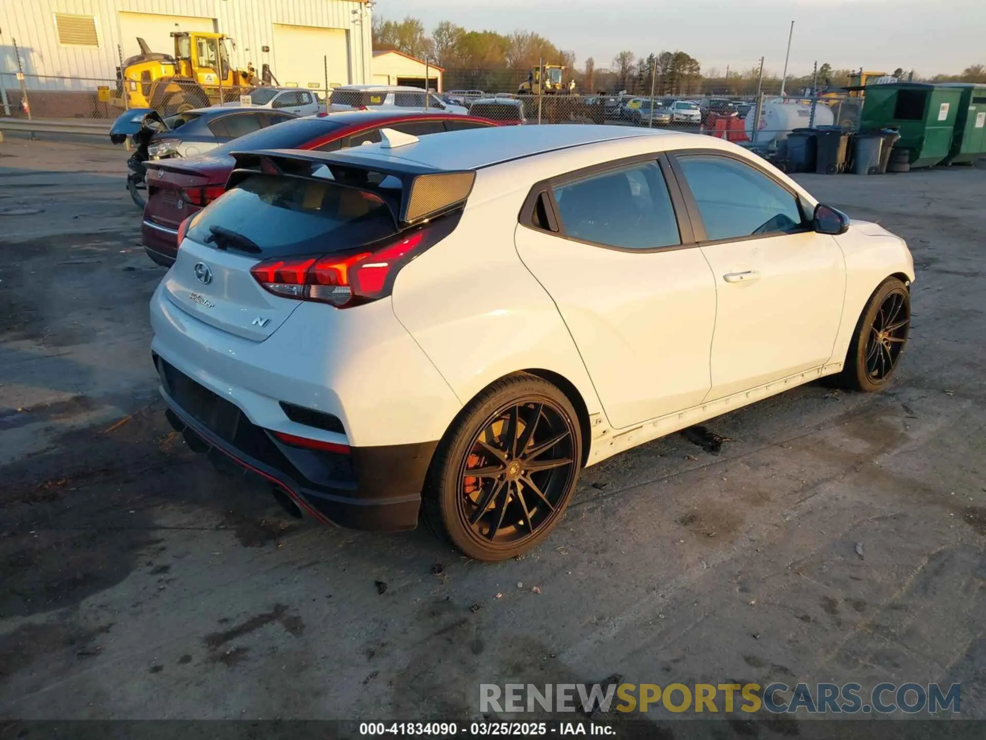 4 fotografías del automóvil dañado KMHT36AH9LU003354 HYUNDAI VELOSTER N 2020