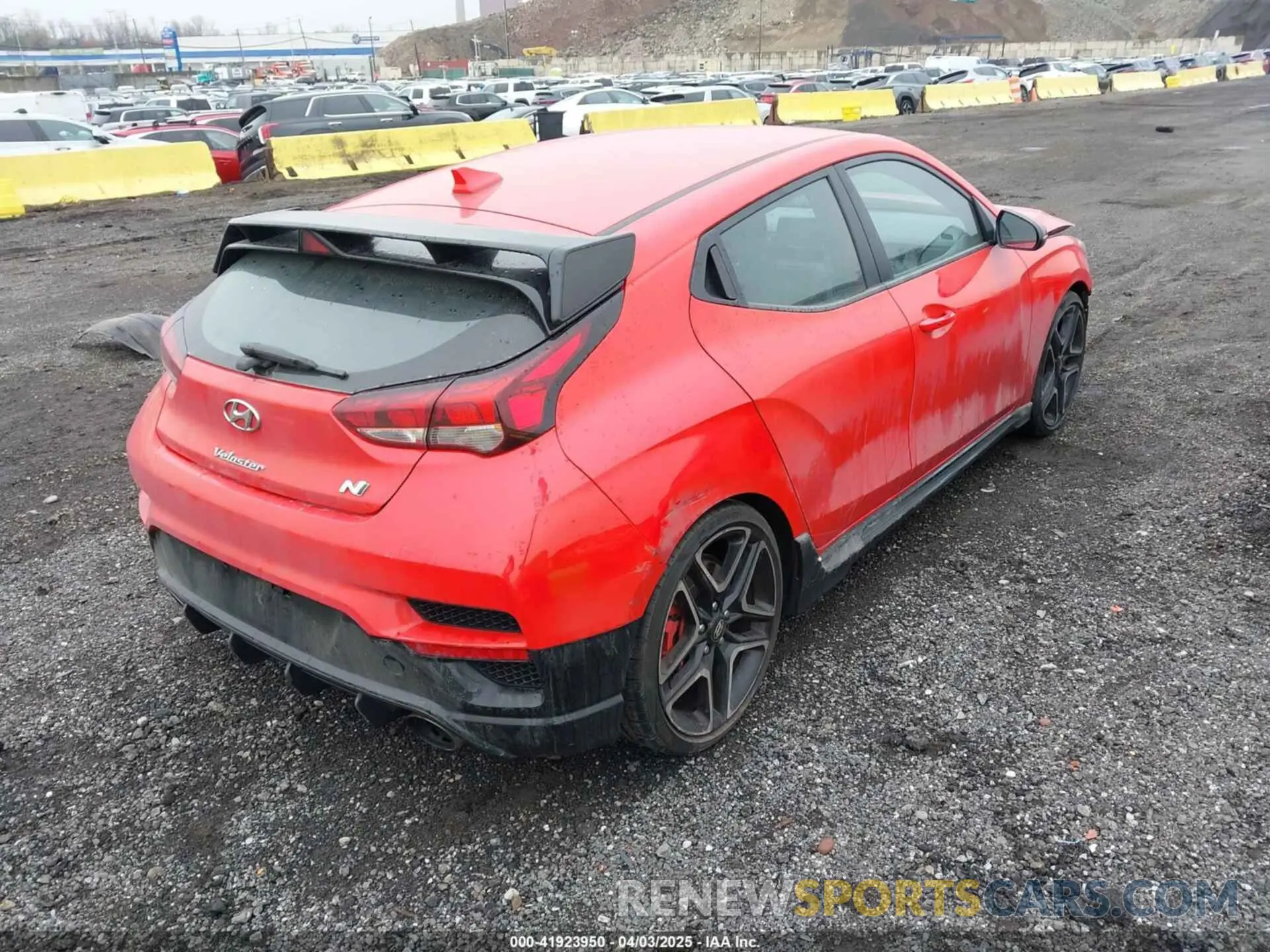 4 fotografías del automóvil dañado KMHT36AH9LU004052 HYUNDAI VELOSTER N 2020