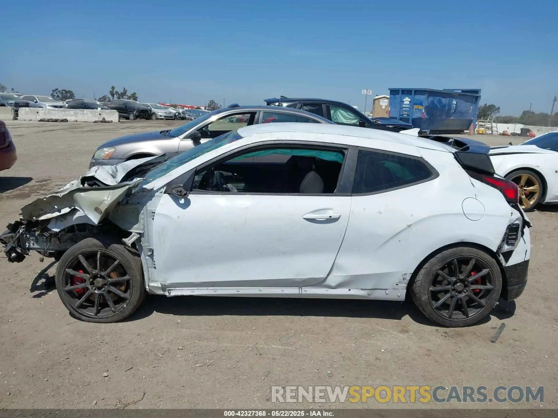 14 fotografías del automóvil dañado KMHT36AH9LU006142 HYUNDAI VELOSTER N 2020