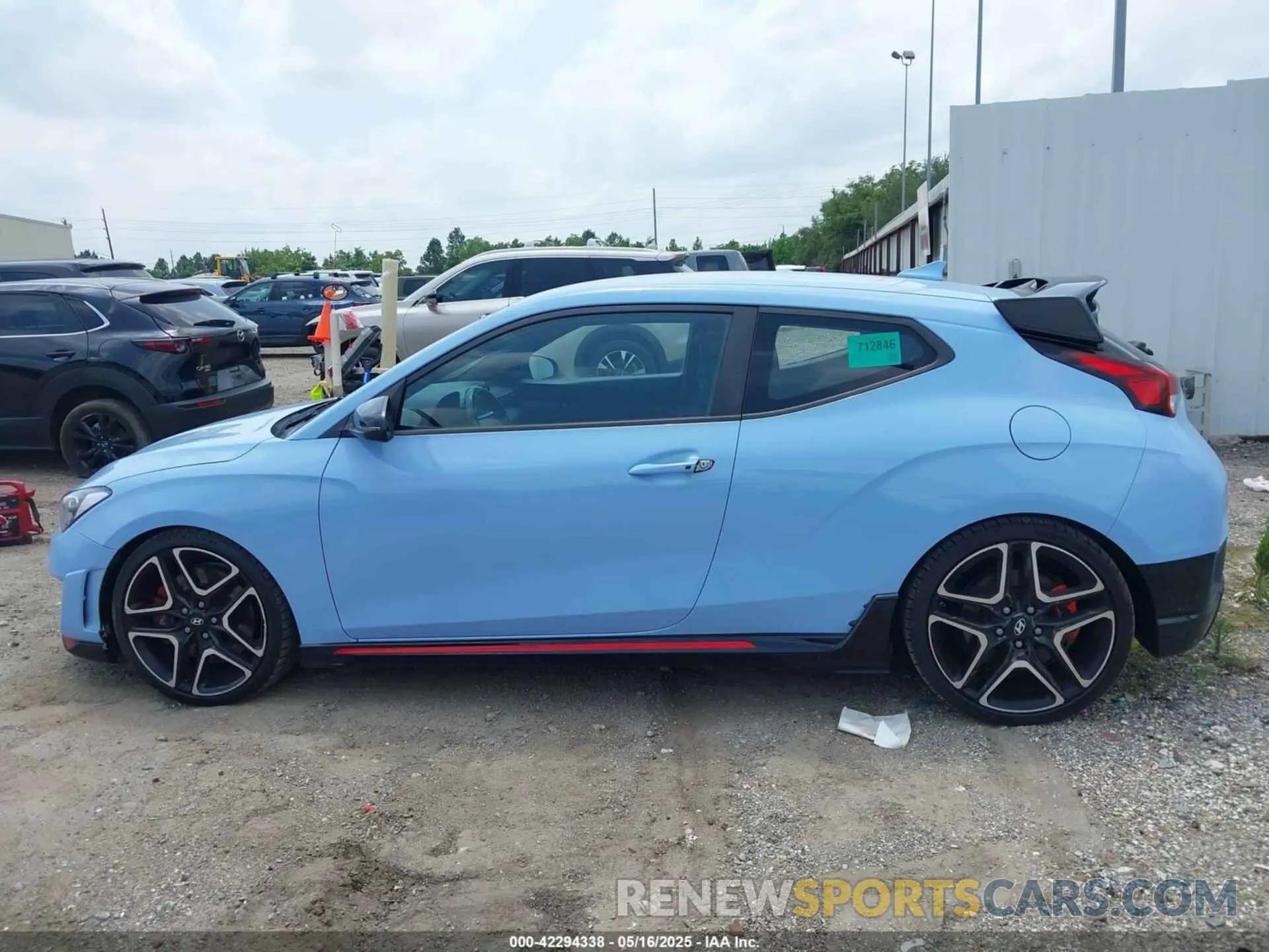 14 fotografías del automóvil dañado KMHT36AHXLU005369 HYUNDAI VELOSTER N 2020