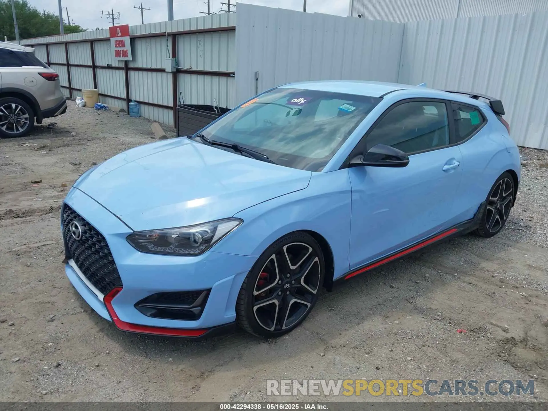 2 fotografías del automóvil dañado KMHT36AHXLU005369 HYUNDAI VELOSTER N 2020