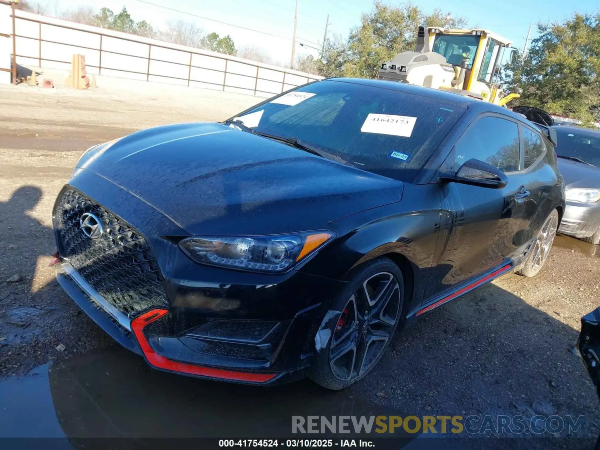 2 fotografías del automóvil dañado KMHT36AH3MU010222 HYUNDAI VELOSTER N 2021