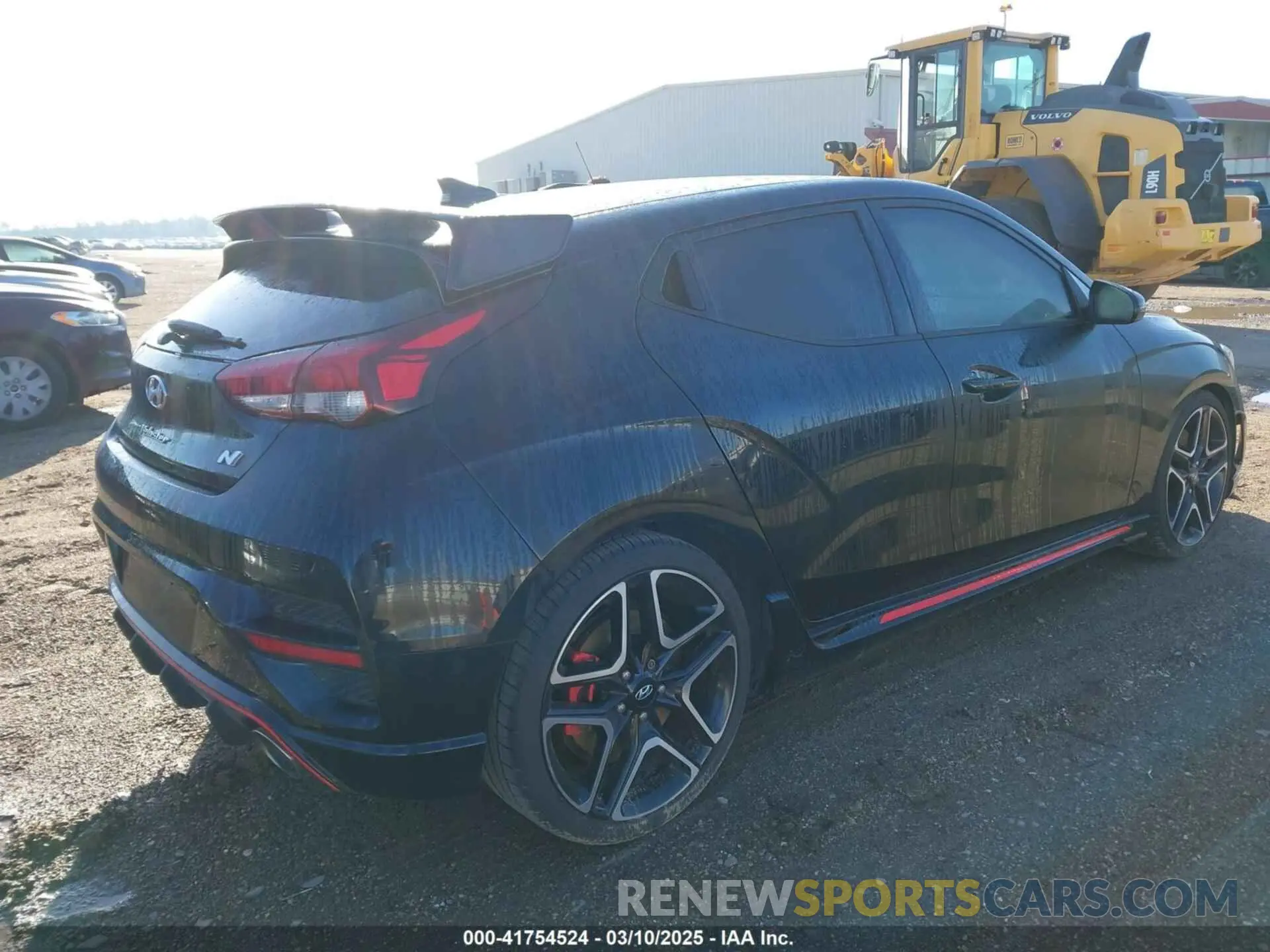 4 fotografías del automóvil dañado KMHT36AH3MU010222 HYUNDAI VELOSTER N 2021