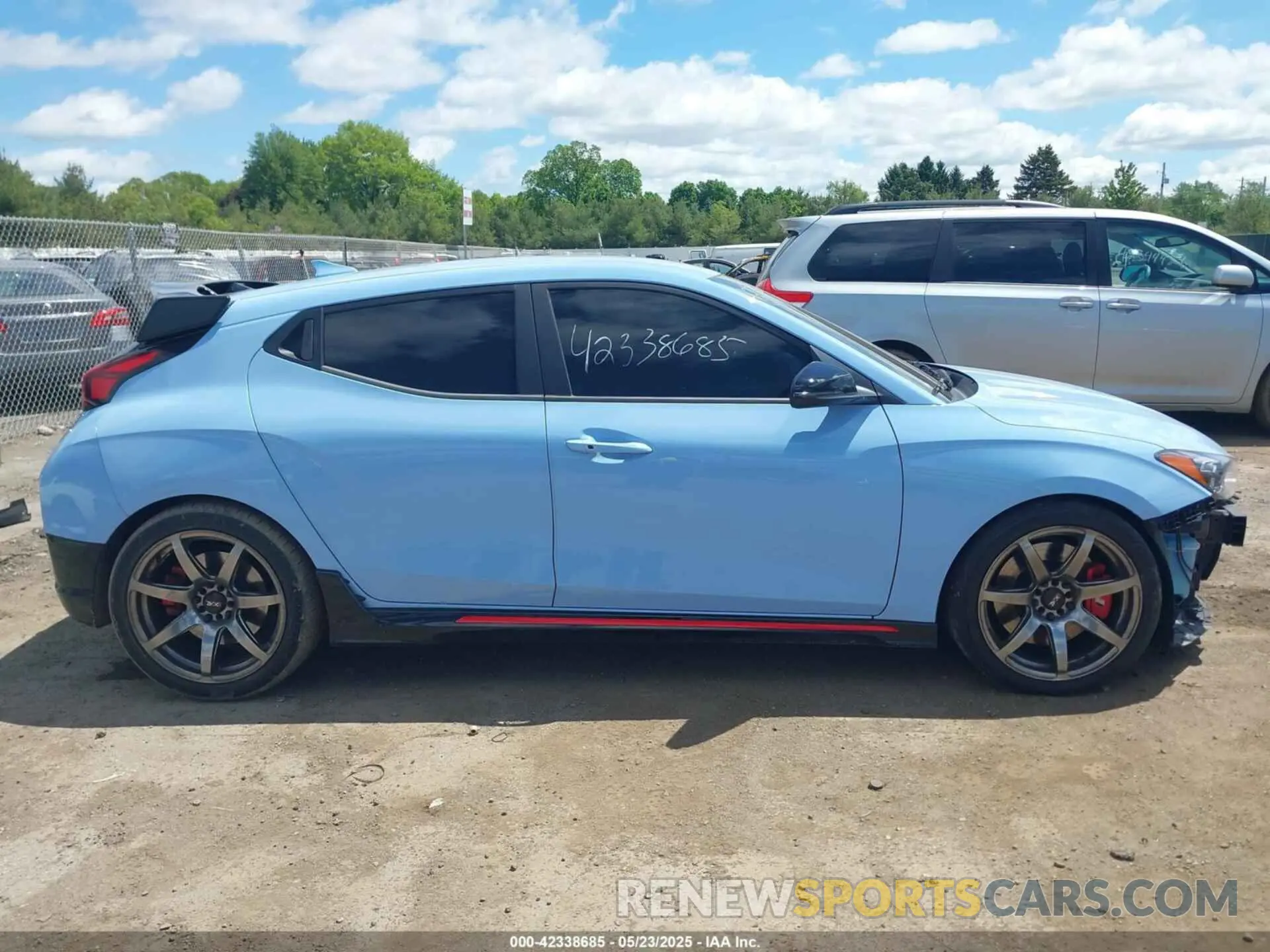 14 fotografías del automóvil dañado KMHT36AH6NU015285 HYUNDAI VELOSTER N 2022