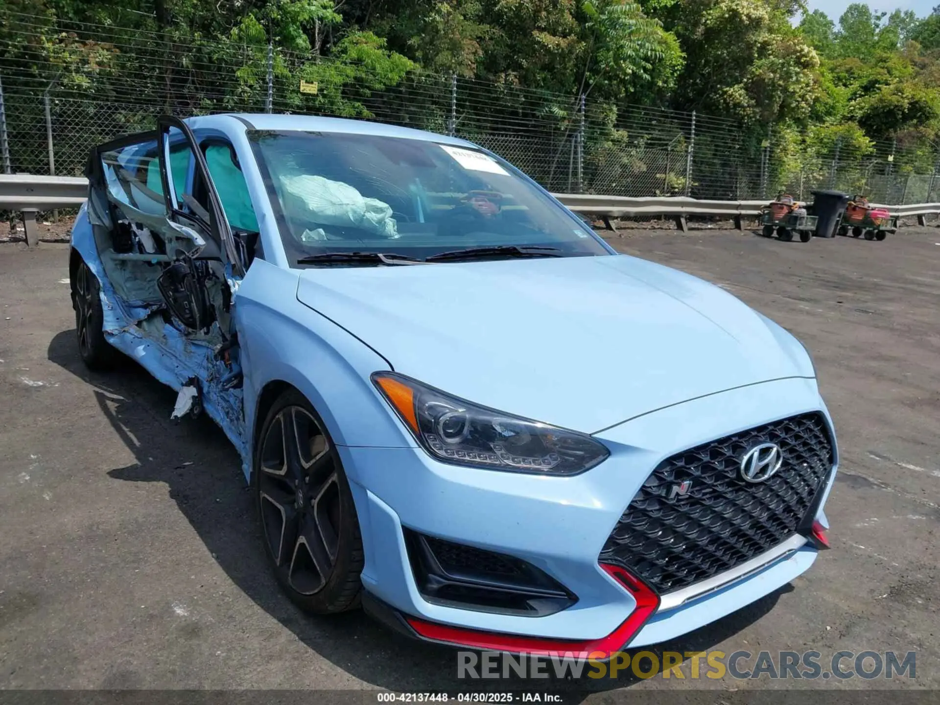 1 fotografías del automóvil dañado KMHT36AH7NU014310 HYUNDAI VELOSTER N 2022